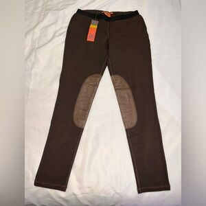 NWT Tory Burch Stretch riding pants leggings, coconut color. Small w/ 29” inseam